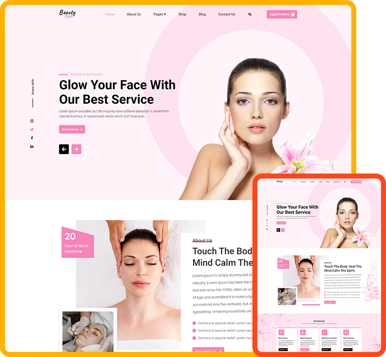 Free Spa WordPress Theme
