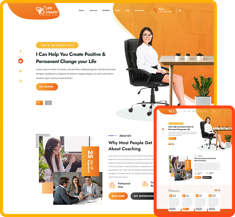 Life Coach Wordpress Theme