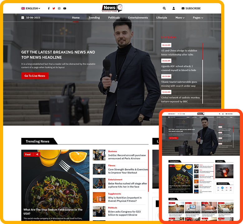 Free News Wordpress Theme