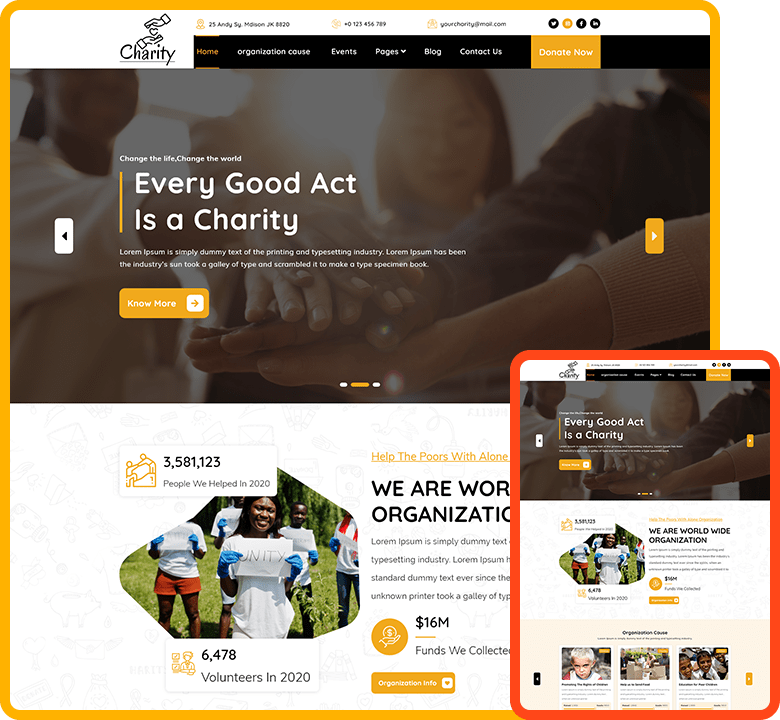 Charitable Trust WordPress Theme