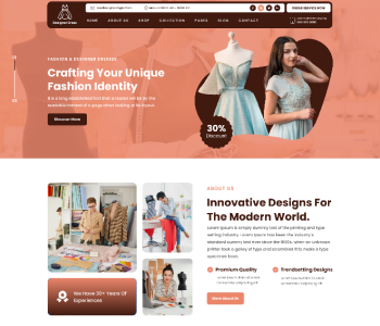 Designer Dresses WordPress Theme