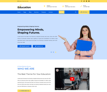 Free Educational WordPress Theme