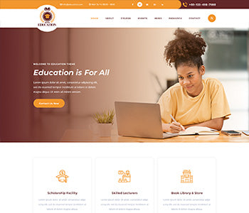 Free Education Wordpress Theme
