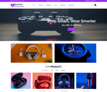 Free Electronic WordPress Theme