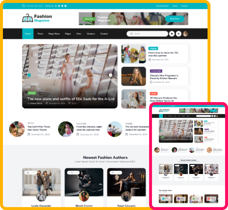 Free Style Magazine WordPress Theme