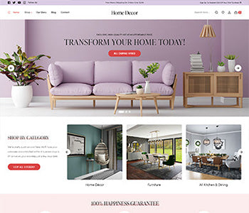 Free Furniture WordPress Theme