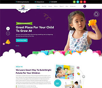 Free Kindergarten Wordpress Theme