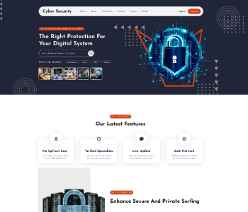 Free Cyber WordPress Theme