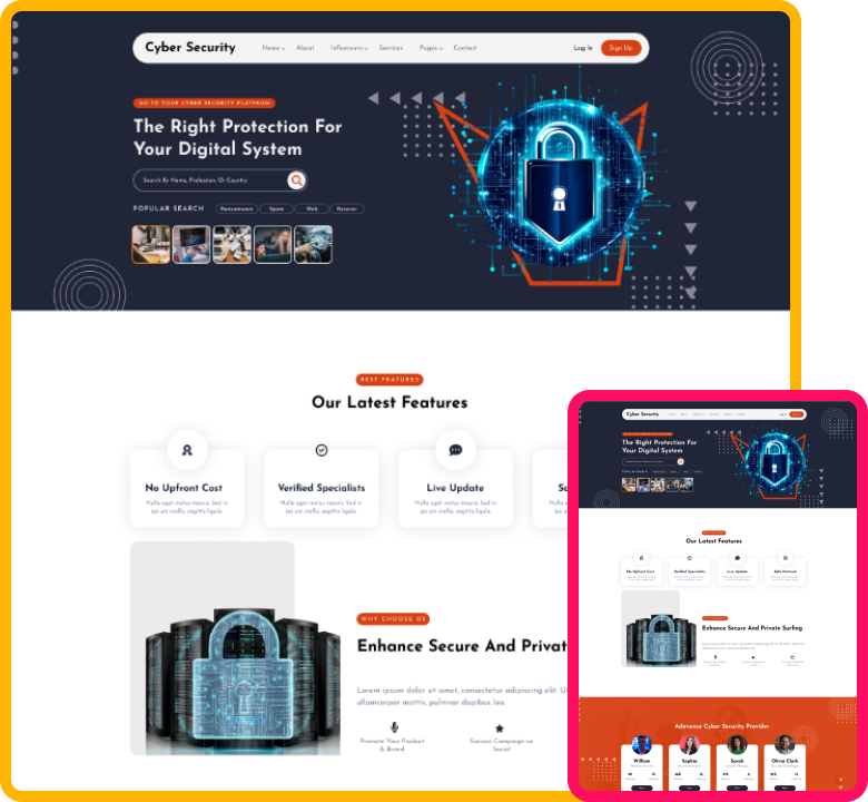 Cyber Security WordPress Theme